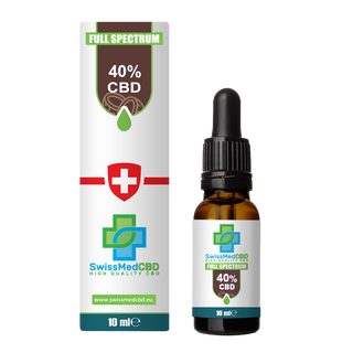 Ulei CBD 40% ‘SWISSMEDCBD’ cu ulei de cocos – 10ml.