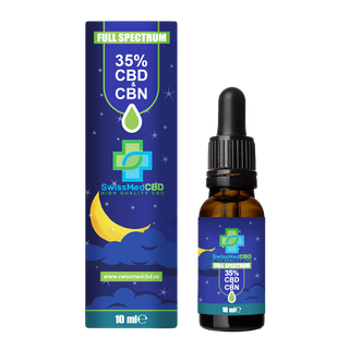 Ulei CBD+CBN 35% ‘SWISSMEDCBD’ pentru somn – 10ml.